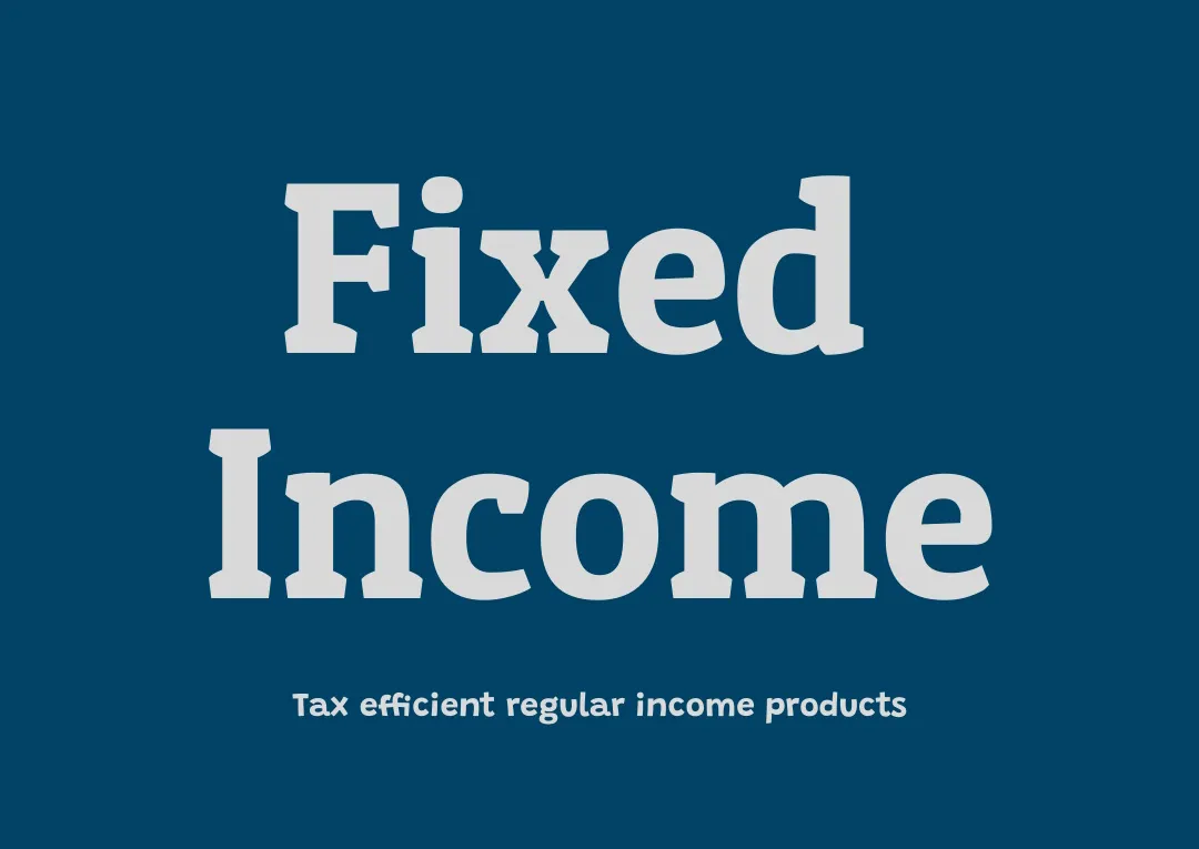 Safe fixed income investment options showing steady growth chart