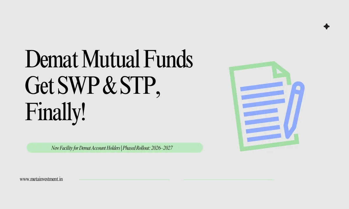 SEBI circular on SWP STP for demat mutual fund units