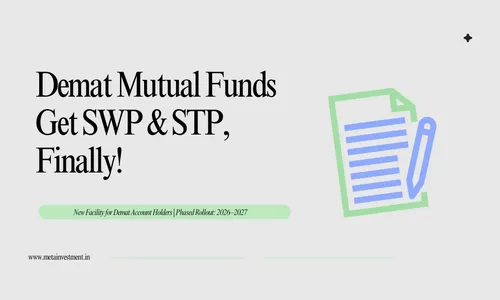 SEBI Extends SWP/STP Facility to Demat Mutual Fund Units